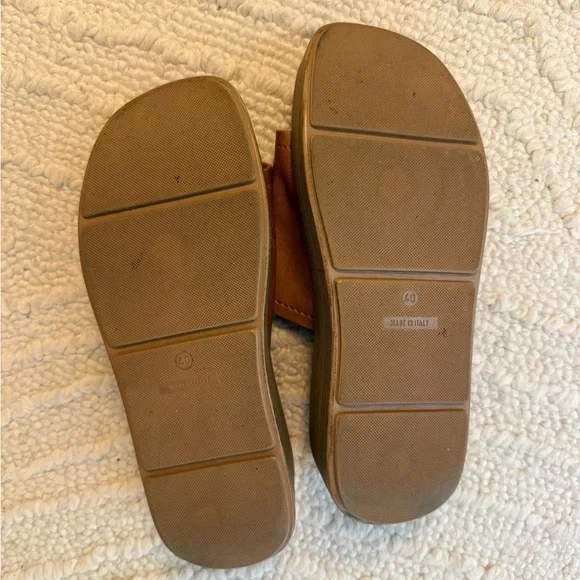 Dolce Vita Women’s Brown Leather Platform Sandals Size 10 - Picture 7 of 7